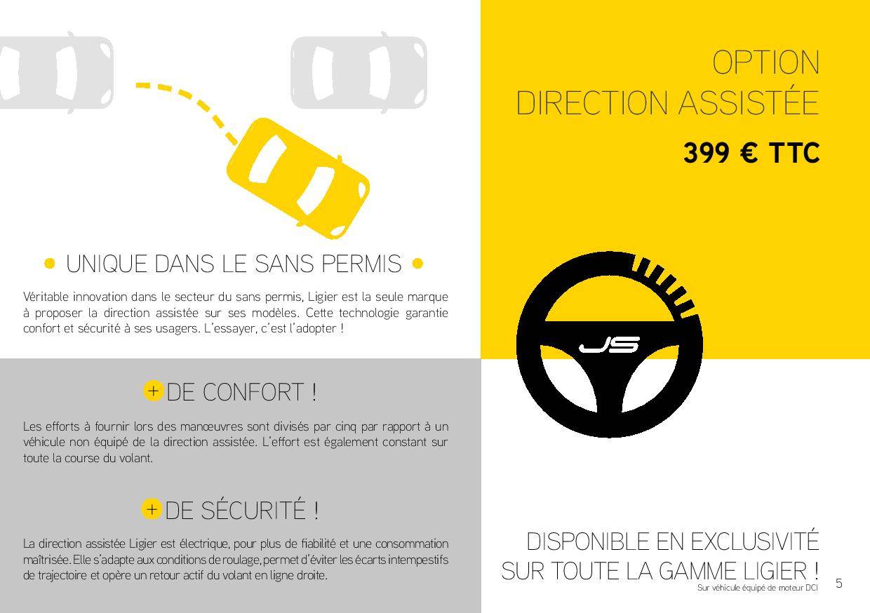 Essayez la direction assistée sur votre future Ligier