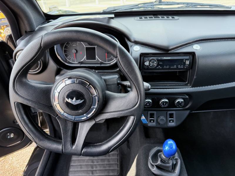 Chatenet CH 40 noire Métallisée Moteur Lombardini visible au Cannet