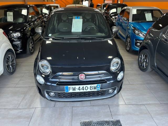 FIAT 500 SPORT NOIR Disponible à Cannes