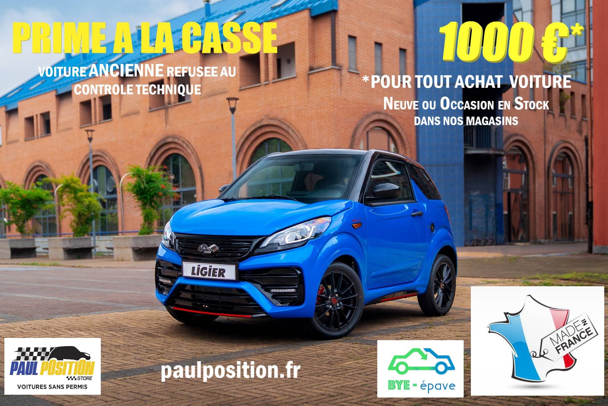 Prime à la casse sur JDM